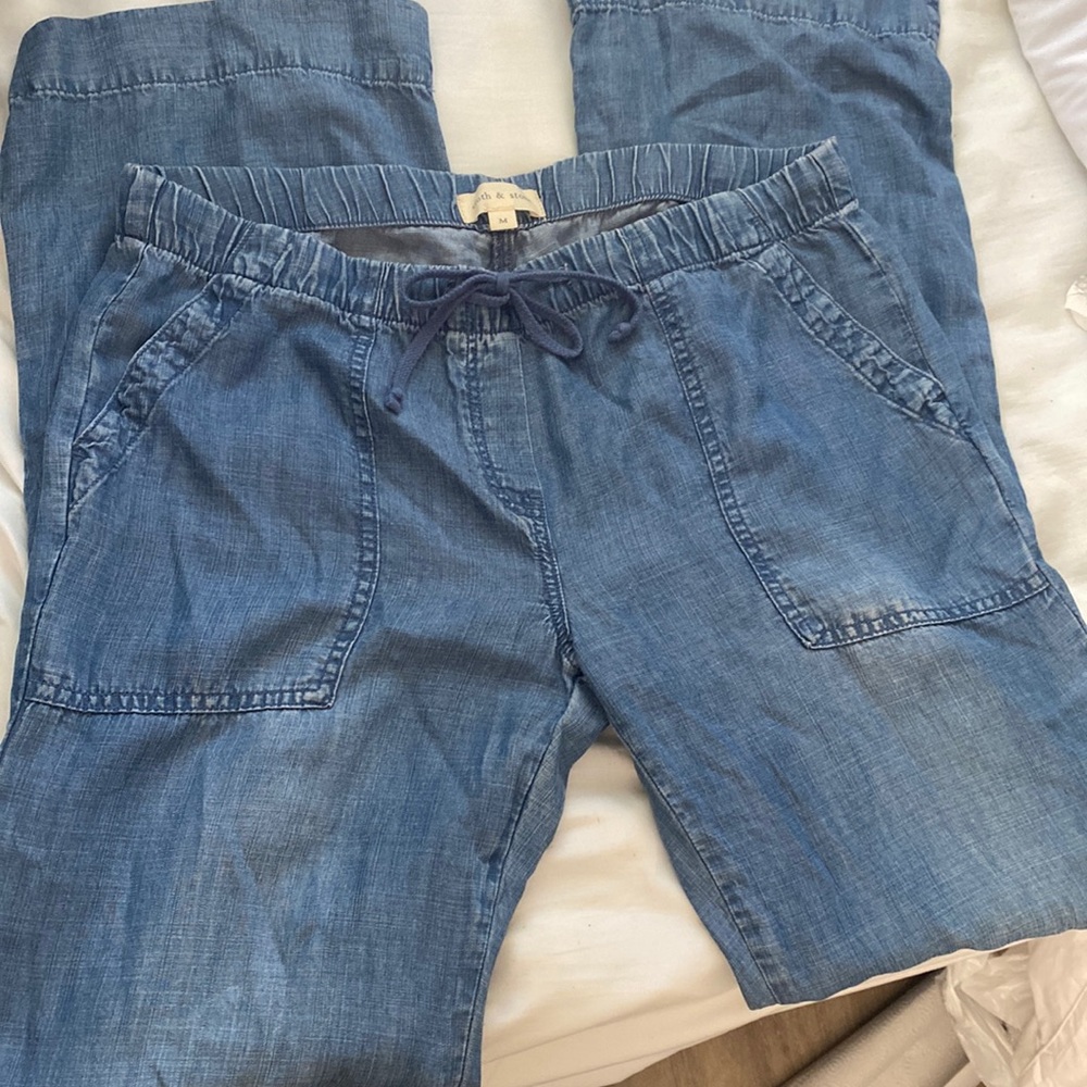 Cloth and Stone Drawstring Wide leg pants Medium